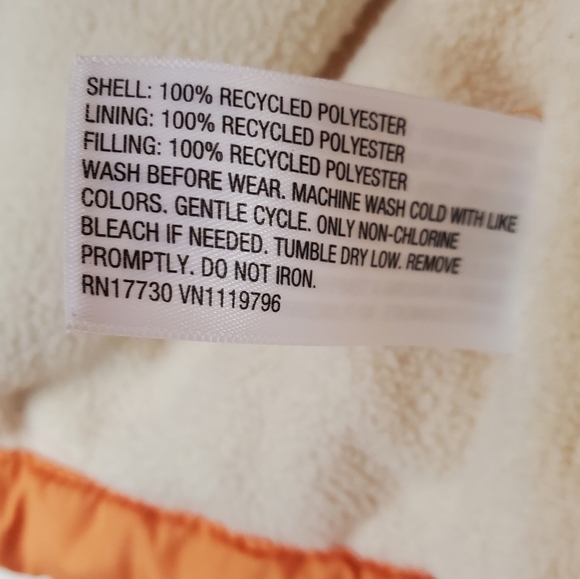 Toddler Cat & Jack Orange Jacket. 18 Mo. - Picture 5 of 11